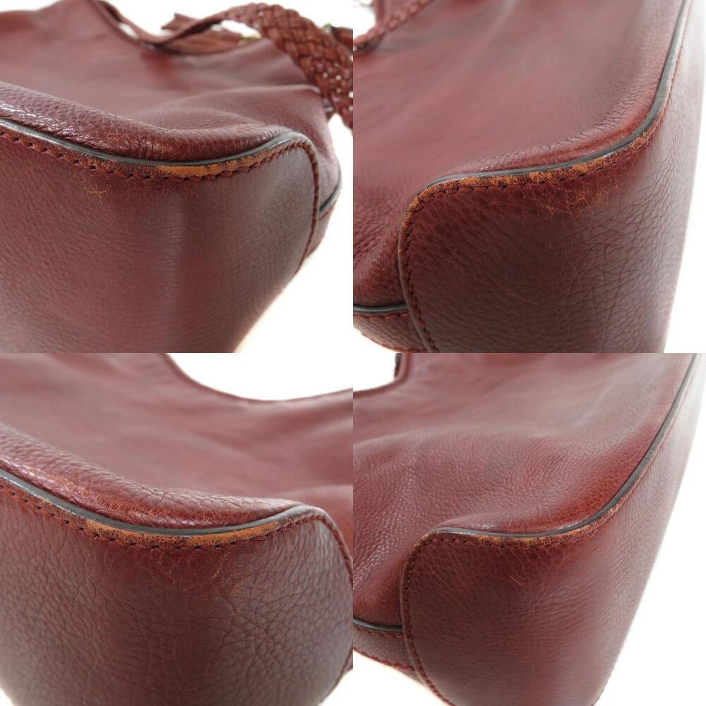 Gucci Hobo Bag Tote Shoulder One Leather - Picture 10 of 11